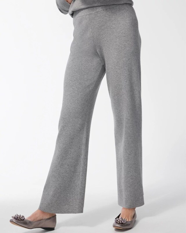 Zenergy Luxe Cashmere Blend Wide Leg Pants - image 1
